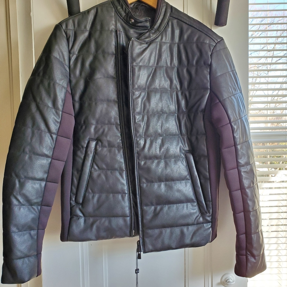 Armani Exchange -  Winter Blouson Leather Jacket